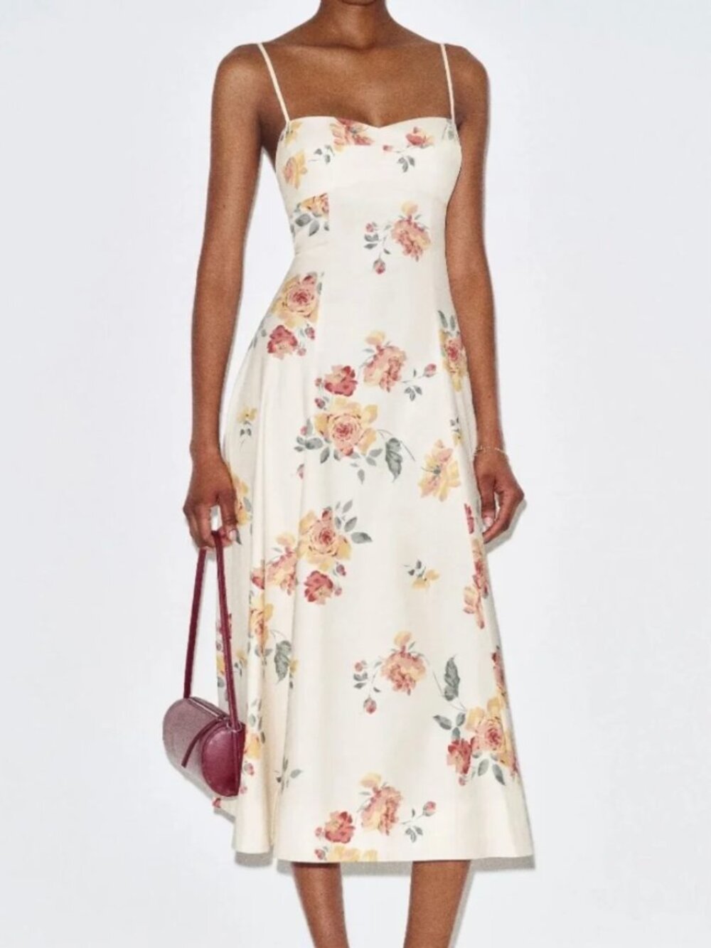 Reformation Kailani Dress Ivory - Size 8